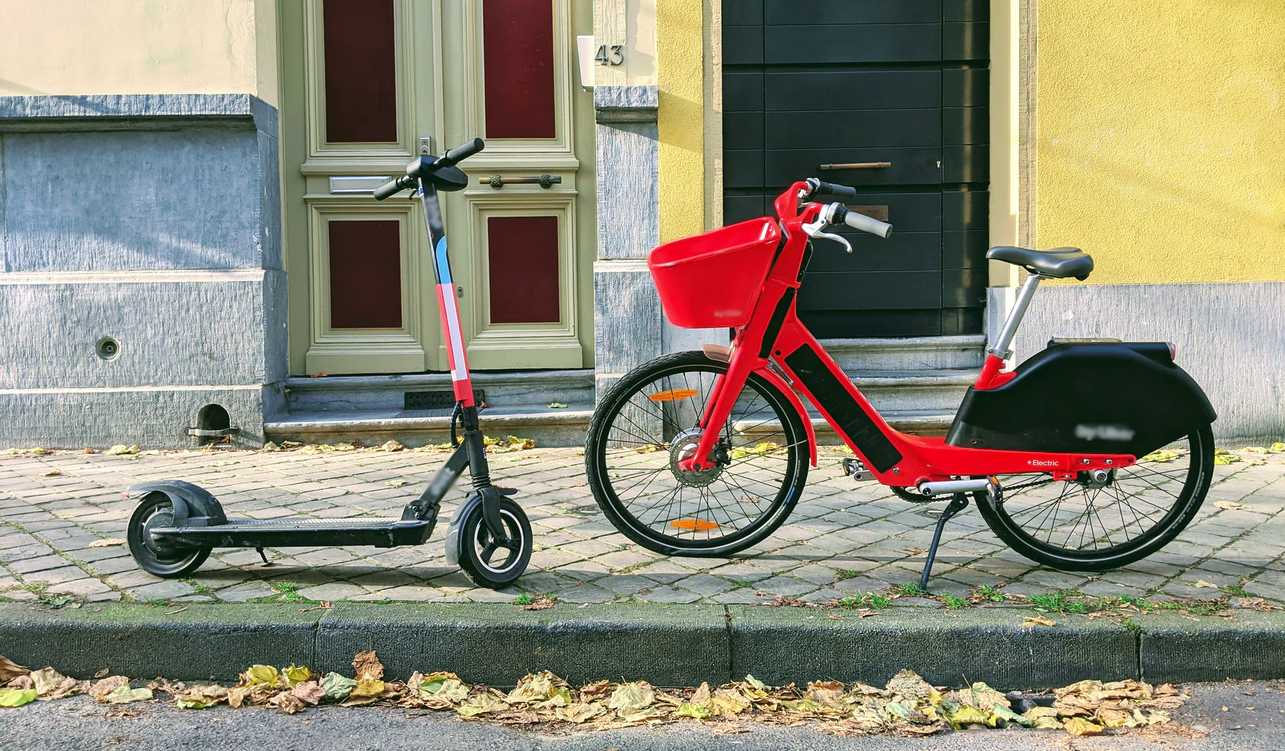 Kick Scooters and Bicycles