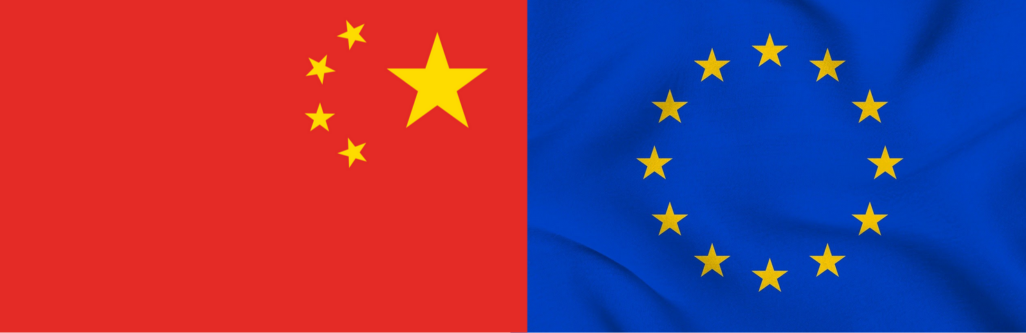 EU-China flags