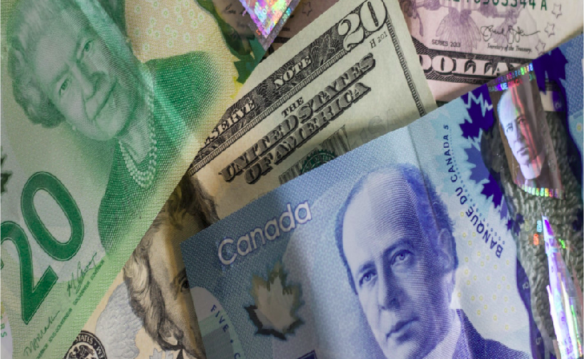 Canadian $/ US$ exchange rate