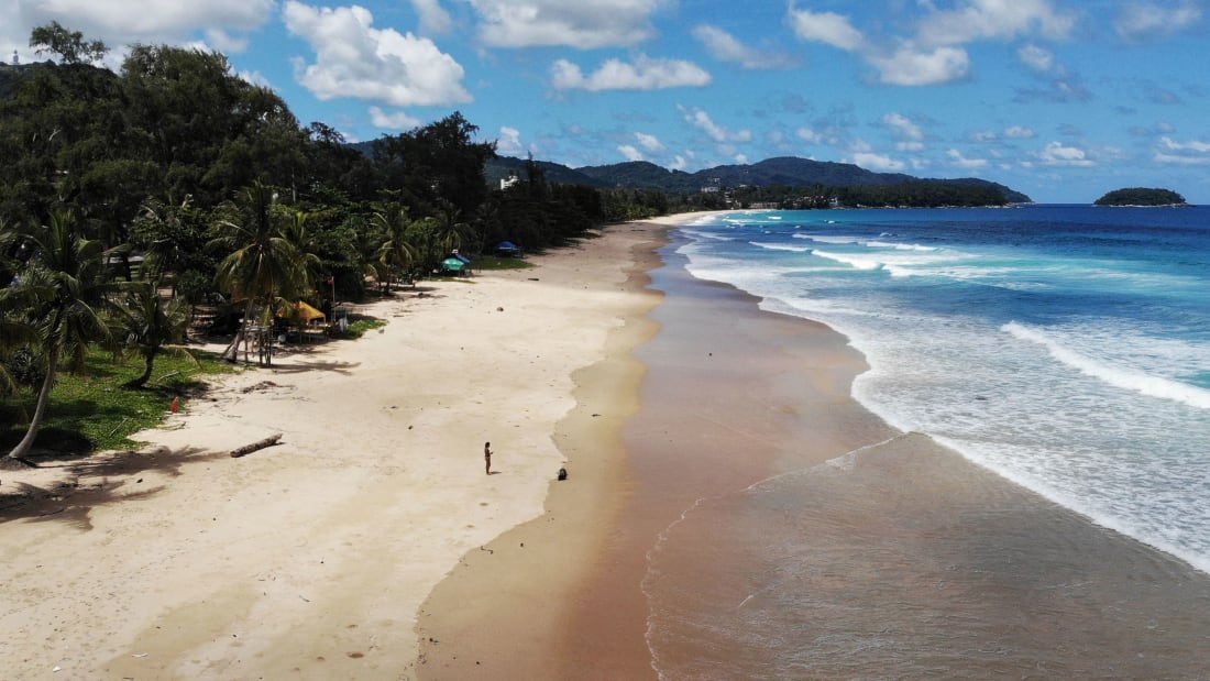 Phuket beach in Thailand