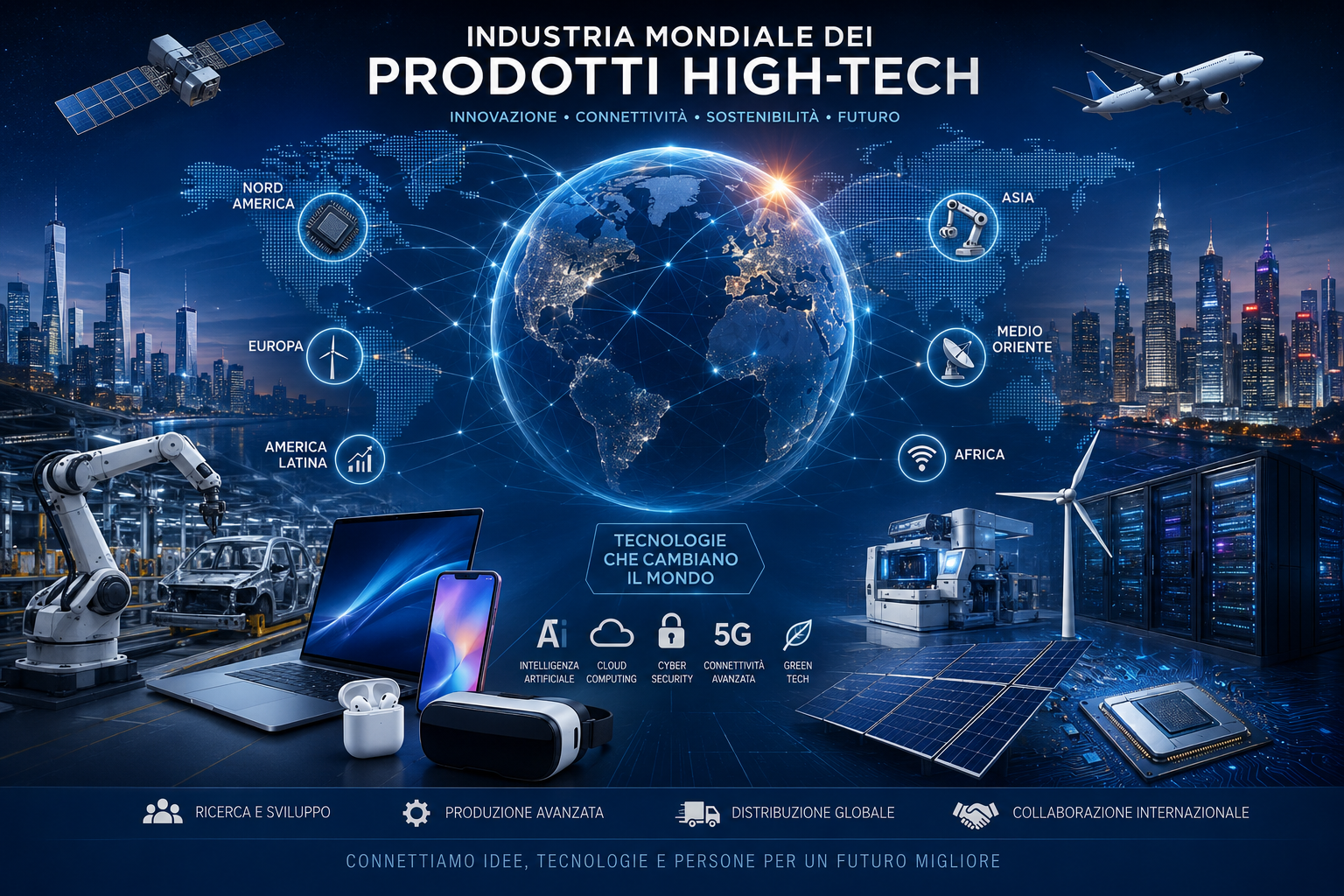 industria mondiale di prodotti High-Tech