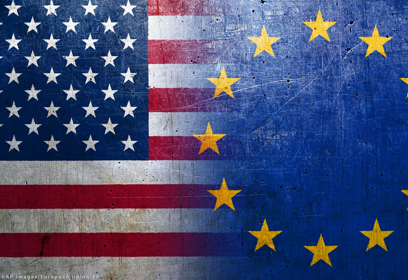 united states eu flags
