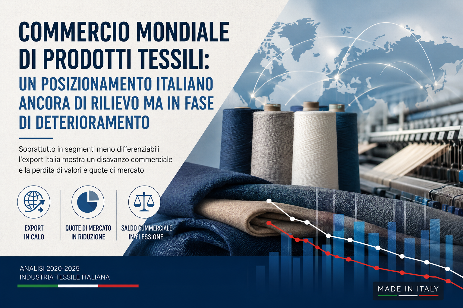 Posizionamento internazionale dell'industria tessile italiana