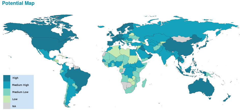 ExportPlanning Marketselection Map
