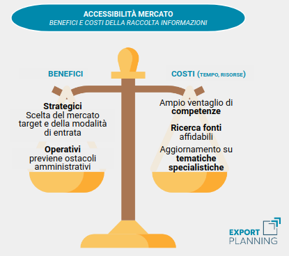 Raccolta informazioni di Accessibilità Mercato